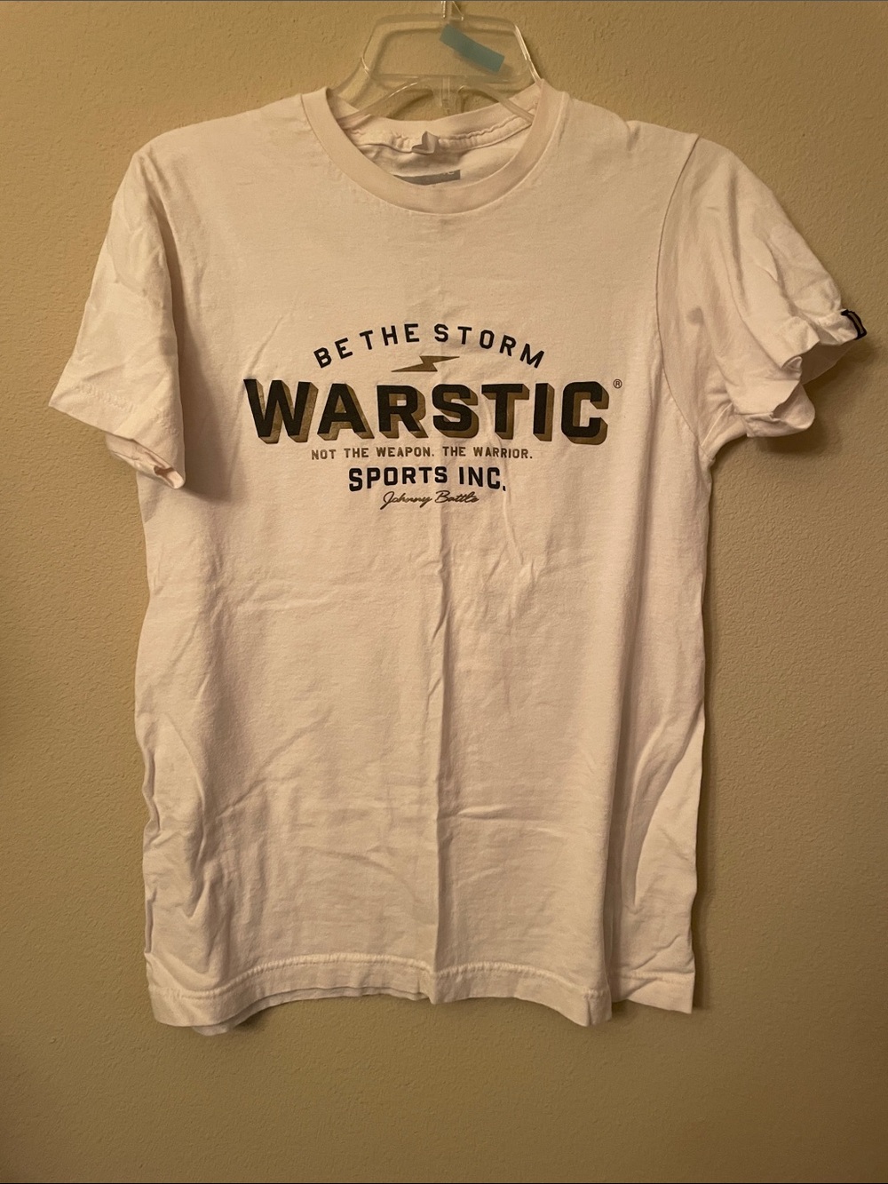 Boys Warstick baseball tee size adult small